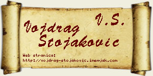 Vojdrag Stojaković vizit kartica